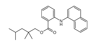 2,2,4-trimethylpentyl 2-(naphthalen-1-ylamino)benzoate Structure