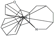 2α,6α,9-Trihydroxy-21-methyl-13-oxo-B-nor-6,21-secohetisan-6-carboxylic acid γ-lactone结构式