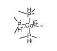 cis,mer-(trimethylphosphine)3Co(methyl)2I结构式