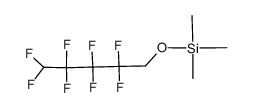 trimethyl-(1H,1H,5H-octafluoropentyloxy)silane Structure