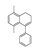 5,8-dimethyl-4-phenyl-1,2-dihydronaphthalene结构式