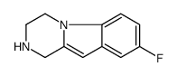 Pyrazino[1,2-a]indole, 8-fluoro-1,2,3,4-tetrahydro- (9CI) structure