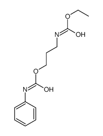 3-(ethoxycarbonylamino)propyl N-phenylcarbamate Structure