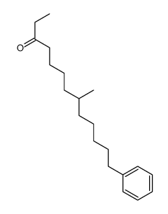 8-Methyl-13-phenyl-3-tridecanone structure