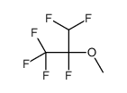 1,1,1,2,3,3-hexafluoro-2-methoxypropane Structure