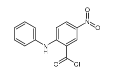 2-Anilino-5-nitrobenzoyl-chlorid结构式