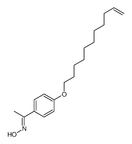 N-[1-(4-undec-10-enoxyphenyl)ethylidene]hydroxylamine Structure