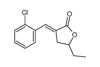 3-[(2-chlorophenyl)methylidene]-5-ethyloxolan-2-one Structure