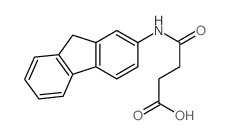 Butanoic acid,4-(9H-fluoren-2-ylamino)-4-oxo- Structure
