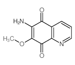 6-amino-7-methoxy-quinoline-5,8-dione Structure