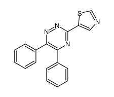 5-(5,6-diphenyl-1,2,4-triazin-3-yl)-1,3-thiazole结构式