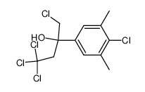 4-chloro-α-(chloromethyl)-3,5-dimethyl-α-(2,2,2-trichloroethyl)benzenemethanol Structure