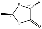 2α,4β-Dimethyl-1,3-oxathiolan-5-one结构式