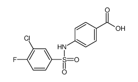 4-{[((3-氯-4-氟苯基)磺酰基]氨基}苯甲酸图片