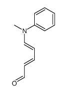 5-(N-methylanilino)penta-2,4-dienal结构式