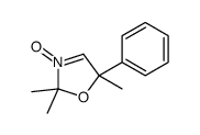 2,2,5-trimethyl-3-oxido-5-phenyl-1,3-oxazol-3-ium结构式