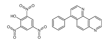 4-phenyl-1,7-phenanthroline,2,4,6-trinitrophenol Structure