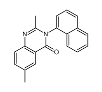 2,6-dimethyl-3-naphthalen-1-ylquinazolin-4-one Structure