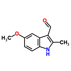 5-Methoxy-2-methyl-1H-indole-3-carbaldehyde Structure