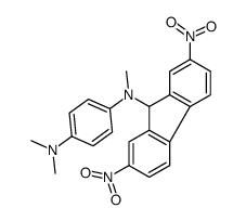 4-N-(2,7-dinitro-9H-fluoren-9-yl)-1-N,1-N,4-N-trimethylbenzene-1,4-diamine Structure