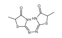 5,5'-dimethyl-2,2'-azino-bis-thiazolidin-4-one Structure