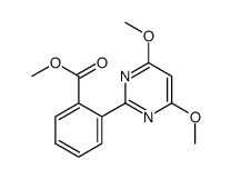4-(4,6-DIMETHOXYPYRIMIDIN-2-YL)BENZOIC ACID METHYL ESTER Structure