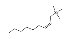 (Z)-1-(Trimethylsilyl)-2-nonene结构式