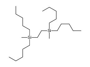 methyl-[2-[methyl(dipentyl)silyl]ethyl]-dipentylsilane Structure