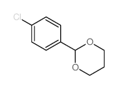 1,3-Dioxane,2-(4-chlorophenyl)- Structure