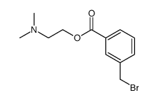 2-(dimethylamino)ethyl 3-(bromomethyl)benzoate结构式