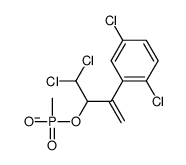 [1,1-dichloro-3-(2,5-dichlorophenyl)but-3-en-2-yl]oxy-methylphosphinate结构式