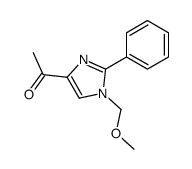 1-[1-(methoxymethyl)-2-phenylimidazol-4-yl]ethanone Structure