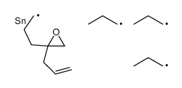 3-(2-prop-2-enyloxiran-2-yl)propyl-tripropylstannane Structure