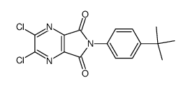 5,6-dichloropyrazine-2,3-dicarboxylic acid 4-(tert-butyl)phenylimide Structure