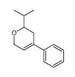 4-phenyl-2-propan-2-yl-3,6-dihydro-2H-pyran Structure