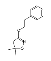 5,5-dimethyl-3-phenethyloxy-4,5-dihydro-isoxazole结构式