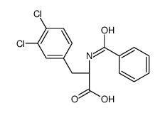 (2S)-2-benzamido-3-(3,4-dichlorophenyl)propanoic acid结构式