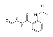 1-(2'-acetylaminobenzoyl)-2-acetylhydrazine Structure