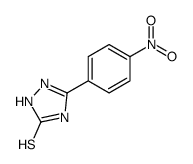 5-(4-nitrophenyl)-1,2-dihydro-1,2,4-triazole-3-thione结构式