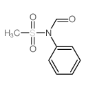 N-methylsulfonyl-N-phenyl-formamide structure