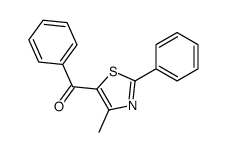 (4-methyl-2-phenyl-1,3-thiazol-5-yl)-phenylmethanone Structure