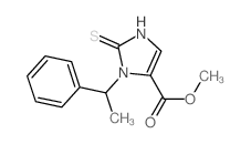 methyl 3-(1-phenylethyl)-2-sulfanylidene-1H-imidazole-4-carboxylate Structure