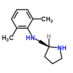 (S)-(+)-2-(2,6-二甲苯基甲基)吡咯烷结构式