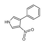 3-nitro-4-phenyl-1H-pyrrole结构式