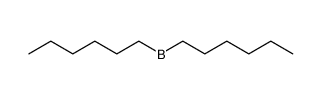 bis(1-hexyl)borane Structure