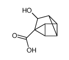 (9CI)-3-羟基-四环[3.2.0.02,7.04,6]庚烷-2-羧酸结构式