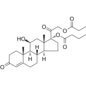 丁酸丙酸氢可的松结构式