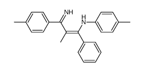 N-(3-amino-2-methyl-1-phenyl-3-p-tolyl-allylidene)-4-methyl-aniline Structure