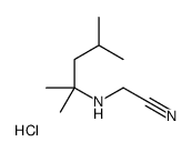 cyanomethyl(2,4-dimethylpentan-2-yl)azanium,chloride Structure