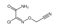 2-amino-N-(cyanomethoxy)-2-oxoethanimidoyl chloride结构式